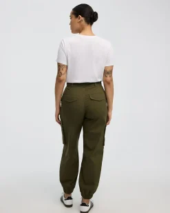 Poplin Jogger with Cargo Pockets