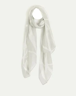 Scarf with Abstract Print