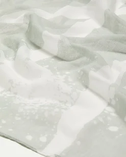 Scarf with Abstract Print