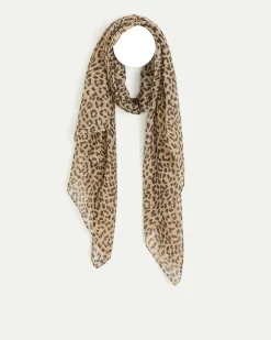 Scarf with Cheetah Print