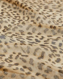 Scarf with Cheetah Print