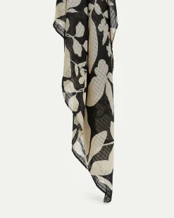 Scarf with Floral Pattern