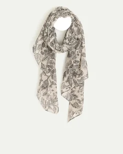 Scarf with Paisley Print