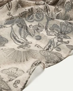 Scarf with Paisley Print