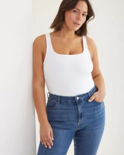 Sculpting Square Neck Tank - R Essentials