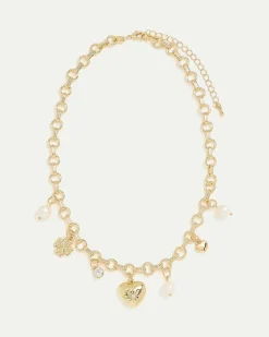 Short Necklace with Charms