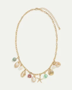 Short Necklace with Charms