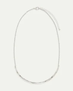 Short Necklace with Half-Moon Station