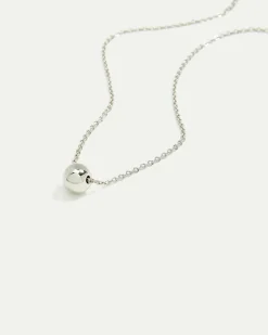 Short Necklace with Orb Pendant