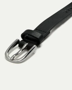 Skinny Faux Leather Belt