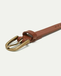 Skinny Faux Leather Belt