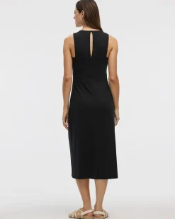 Sleeveless Column Midi Dress
