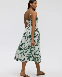 Sleeveless Midi Dress with V Neckline - Toni Fifi. x Reitmans