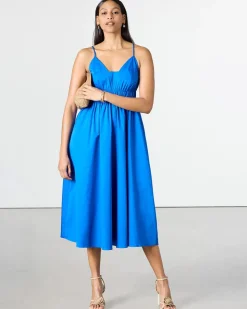Sleeveless V-Neck Maxi Dress