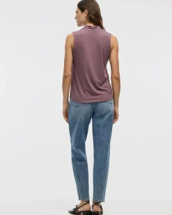 Sleeveless V-Neck Top
