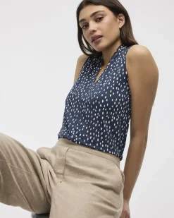 Sleeveless V-Neck Top