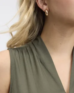 Sleeveless V-Neck Top