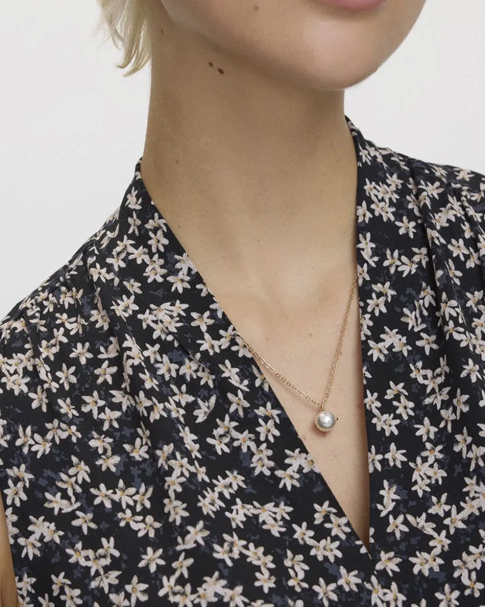 Sleeveless V-Neck Top