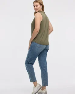 Sleeveless V-Neck Top