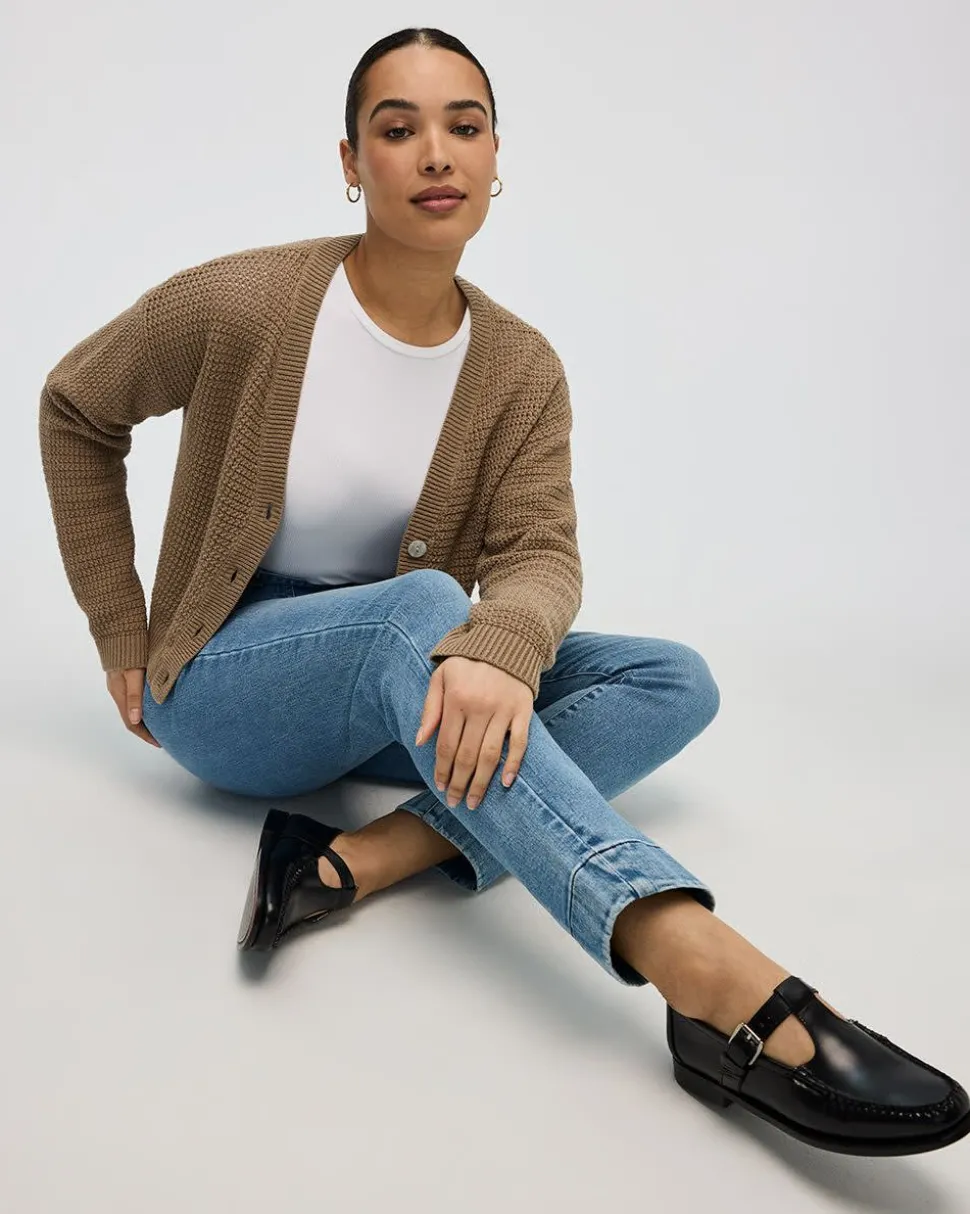 Slim-Leg High-Rise Belted Jean - Tall