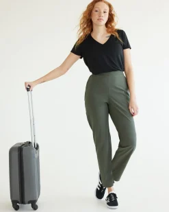 Slim-Leg Pant with Elastic Waistband - Hyba