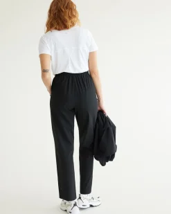 Slim-Leg Pant with Elastic Waistband - Hyba