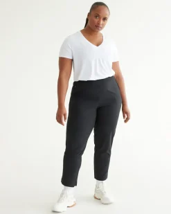 Slim-Leg Pant with Elastic Waistband - Hyba