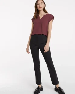 Straight-Leg High-Rise Pant - The Iconic (R) - Petite
