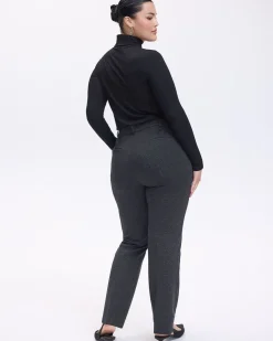 Straight-Leg High-Rise Pants - The Modern Stretch (R) - Petite