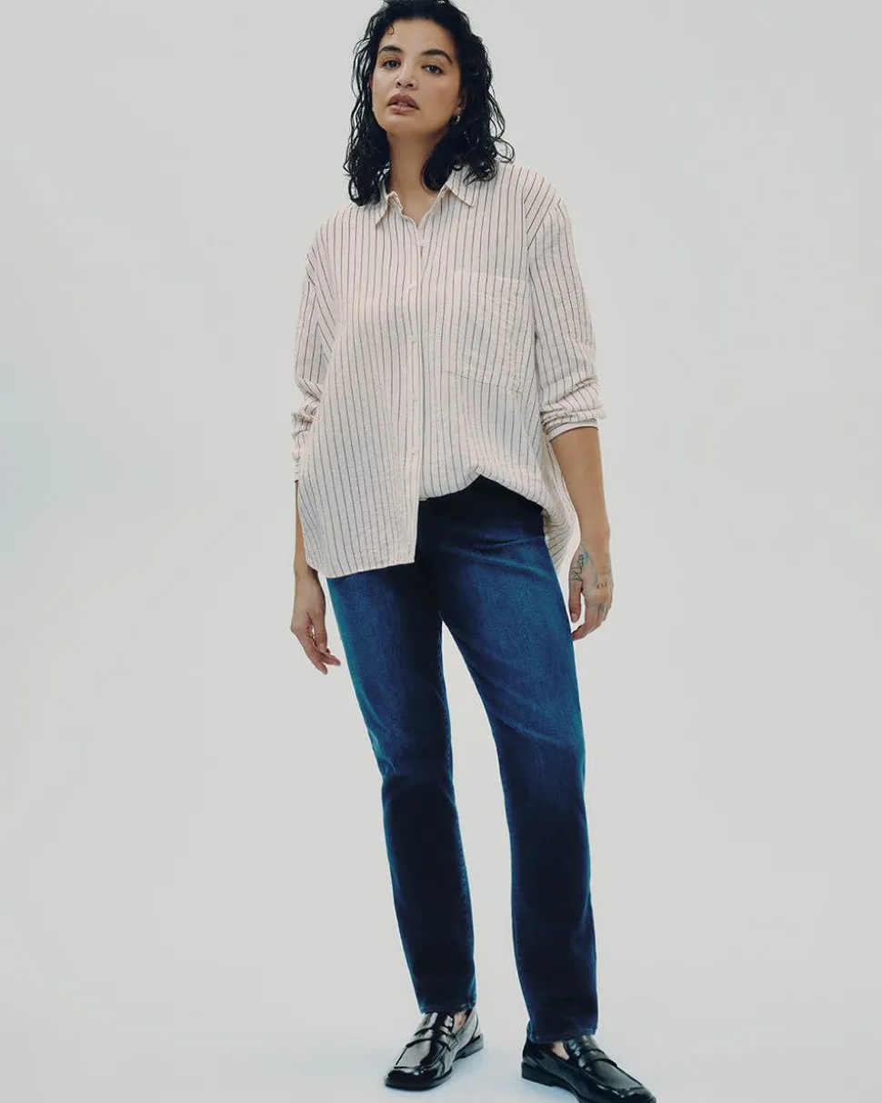 Straight-Leg Mid-Rise Jean - The Comfort