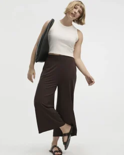 Stretch Pull-On Gaucho Pants - Petite