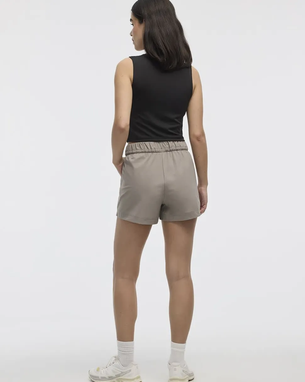 Stretch Pull-On Shorts with Zipped Pockets - Hyba
