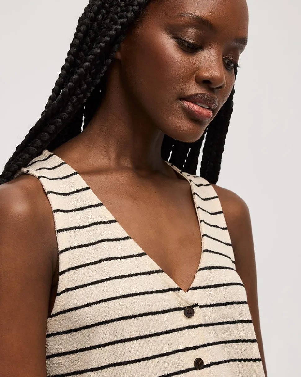 Striped Knit Vest