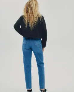 Tapered-Leg High-Rise Jean - The Mom Jeans - Petite