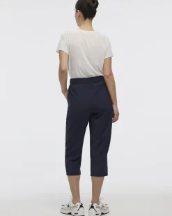 Textured Woven Capri Pant - Hyba