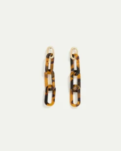 Tortoise Link Pendant Earrings - Toni Fifi. x Reitmans