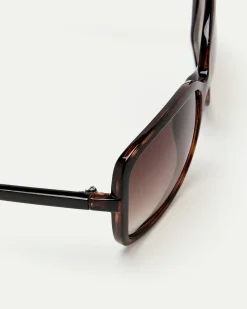 Tortoise Sunglasses with Square Frame