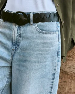 Twisted Faux Leather Belt