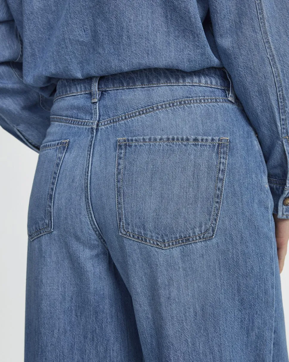 Wide-Leg High-Rise Jean - Curvy Fit