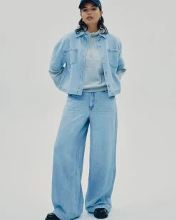 Wide-Leg High-Rise Jean - Petite