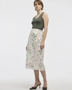 Wrap Midi Skirt